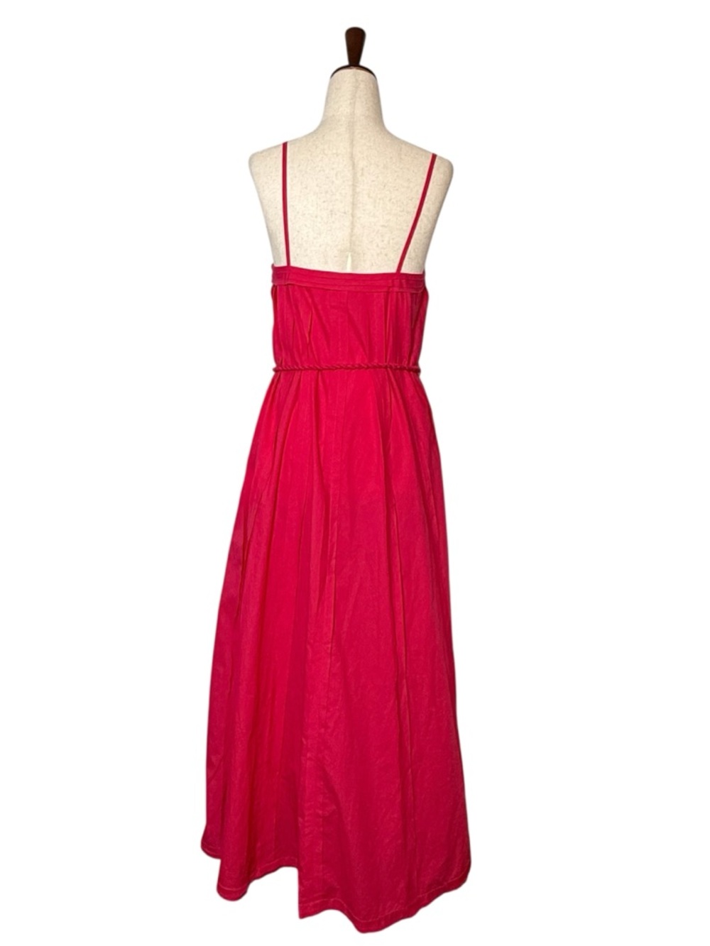 Ulla Johnson Leela Orchid Pink Midi Dress Rope Tie Waist NWT Size 2 - Picture 5 of 16